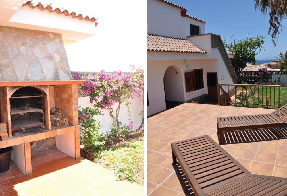 Los Cisnes Encantadora Casa Con Jardin Y Estudio Vista Al Mar El Médano Esterno foto